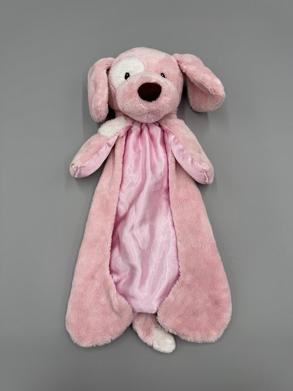 Baby Gund Spunky Pink Huggybuddy Dog Lovey Security Blanket 058966